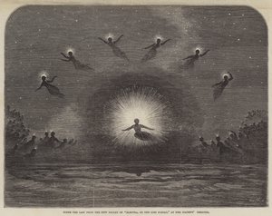 Scène de laatste uit het nieuwe ballet van Electra, of De verloren Pleiade, in Her Majesty